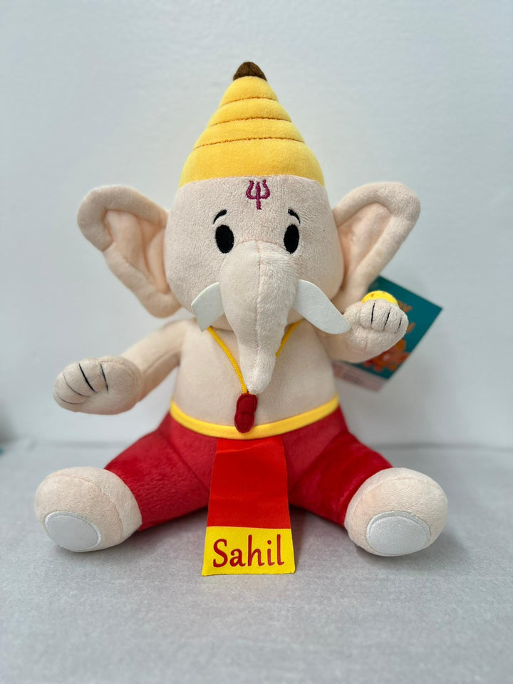 Baby Ganesh (Medium 11") Mantra Singing Plush Toy