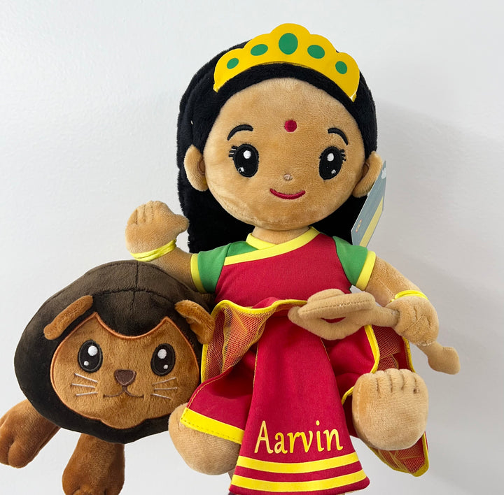 Durga Devi (Medium 11") Mantra Singing Plush Toy