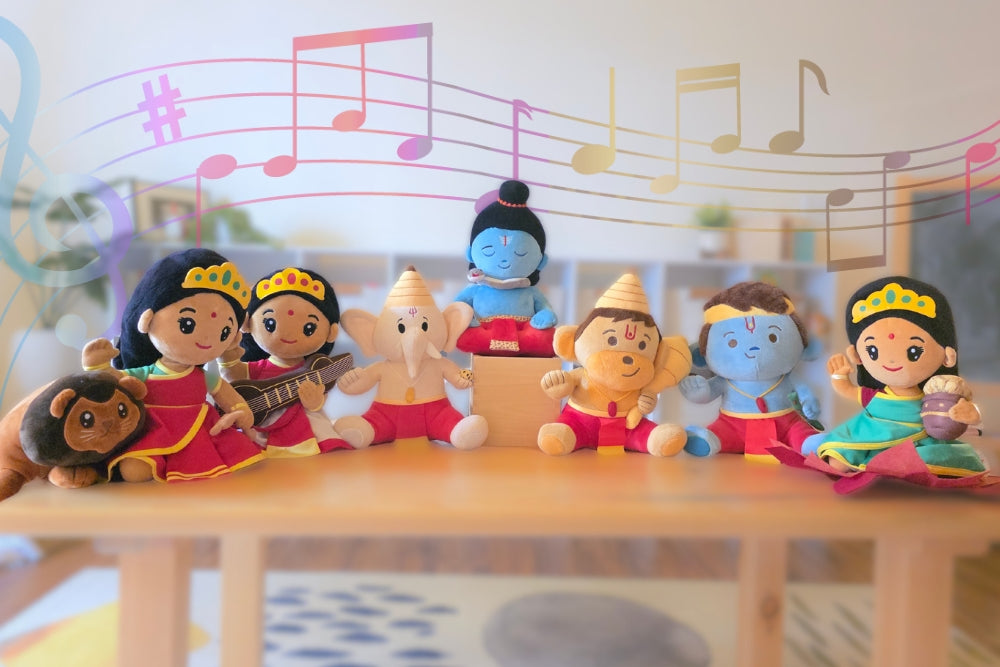 Medium Bundle (11") Mantra Singing Plush Toys