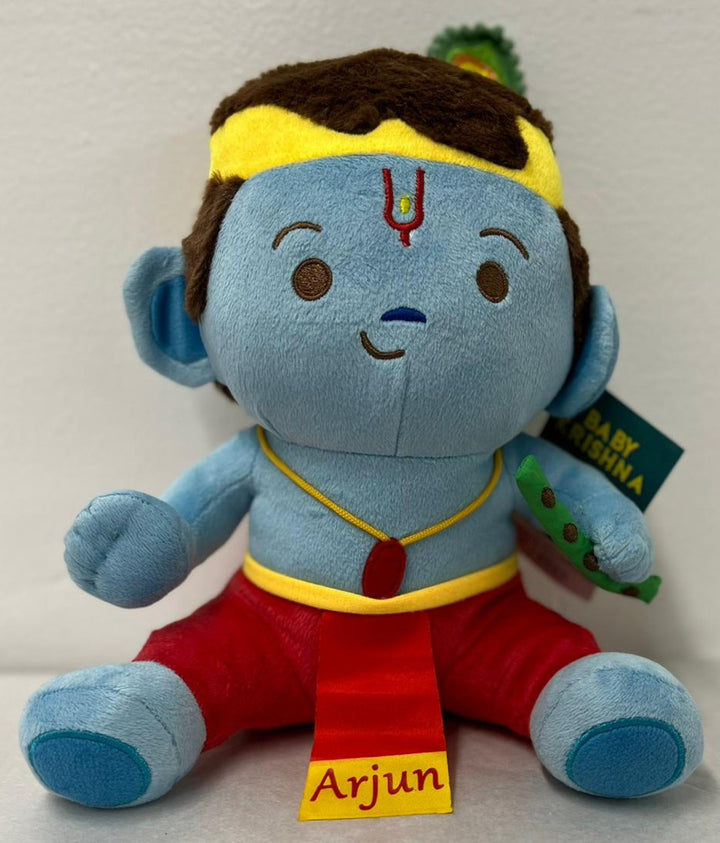 Baby Krishna (Medium 11") Mantra Singing Plush Toy