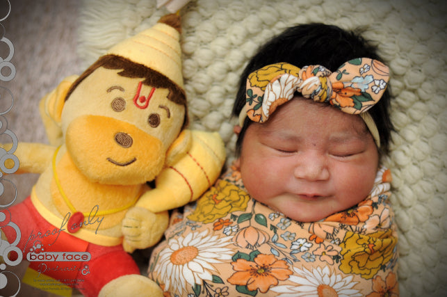 Baby Hanuman (Mini 7") Mantra Singing Plush Toy