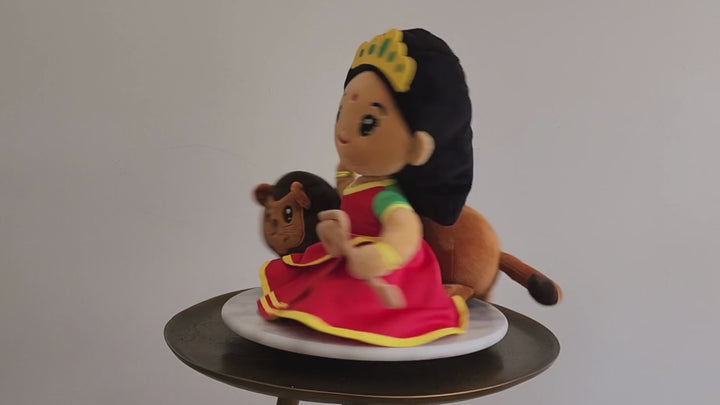Durga Devi (Medium 11") Mantra Singing Plush Toy