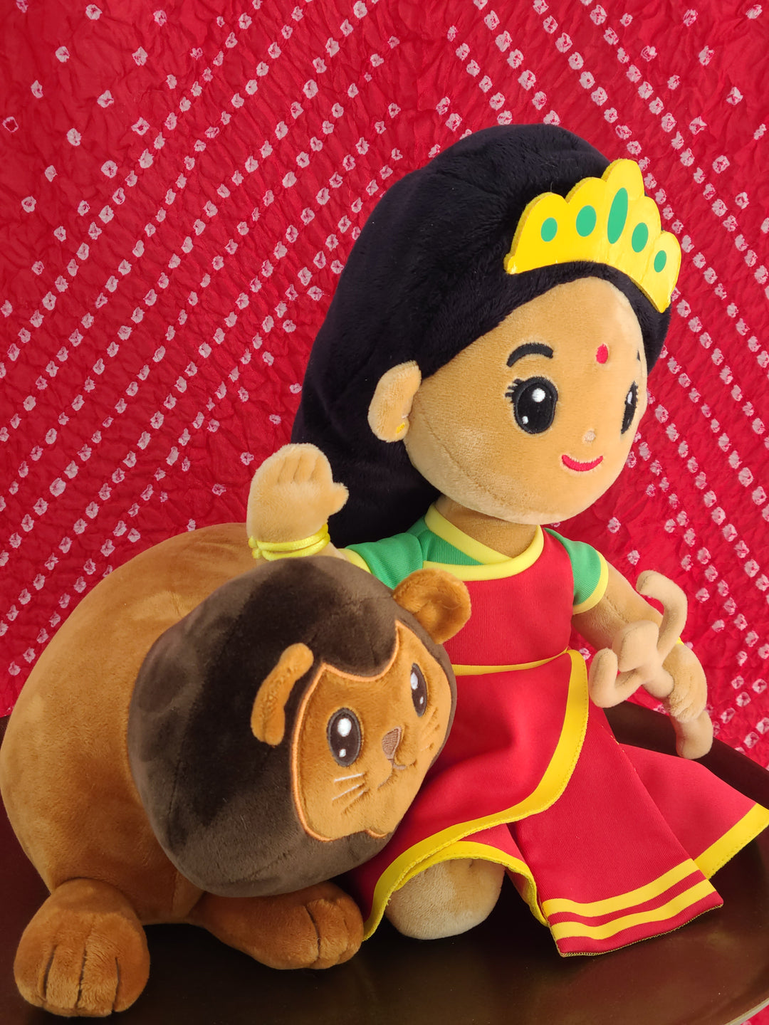Durga Devi (Medium 11") Mantra Singing Plush Toy