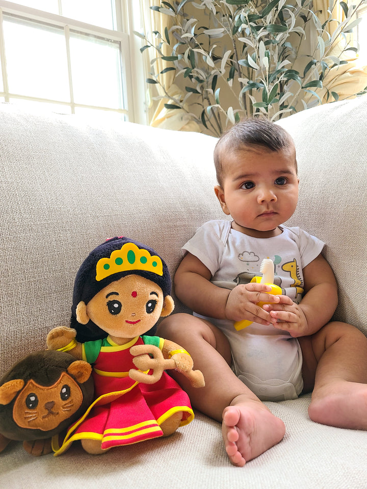 Durga Devi (Mini 7") Mantra Singing Plush Toy
