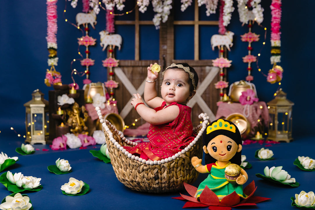 Laxmi Devi (Medium 11") Mantra Singing Plush Toy