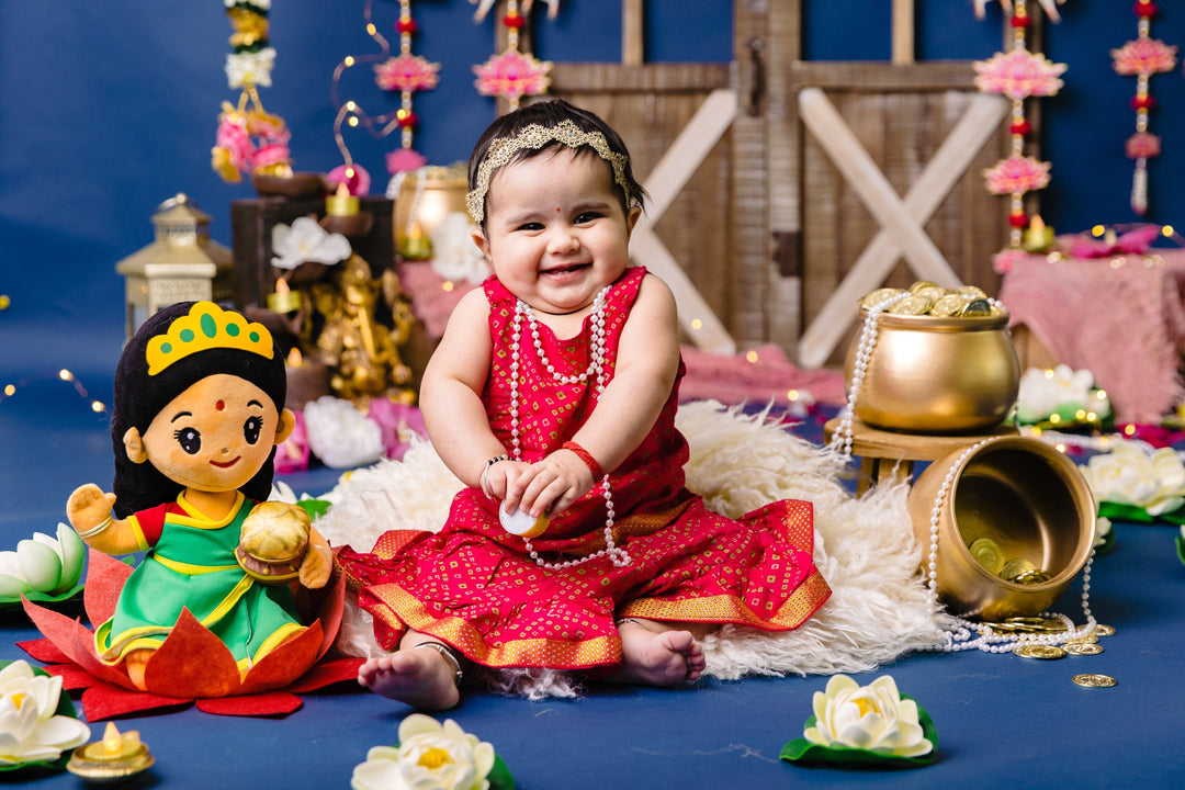 Diwali Themed Baby Photoshoot