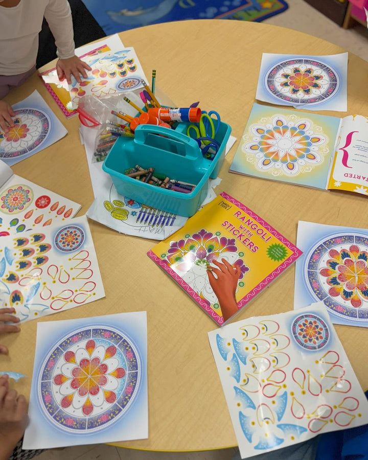 Rangoli With Stickers: Diwali Activity Book