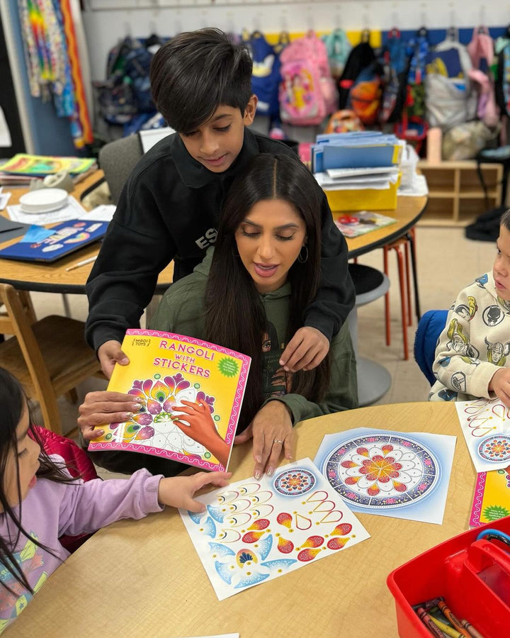 Rangoli With Stickers: Diwali Activity Book