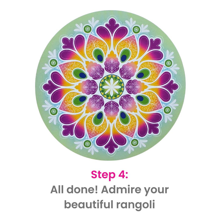 Rangoli With Stickers: Diwali Activity Book
