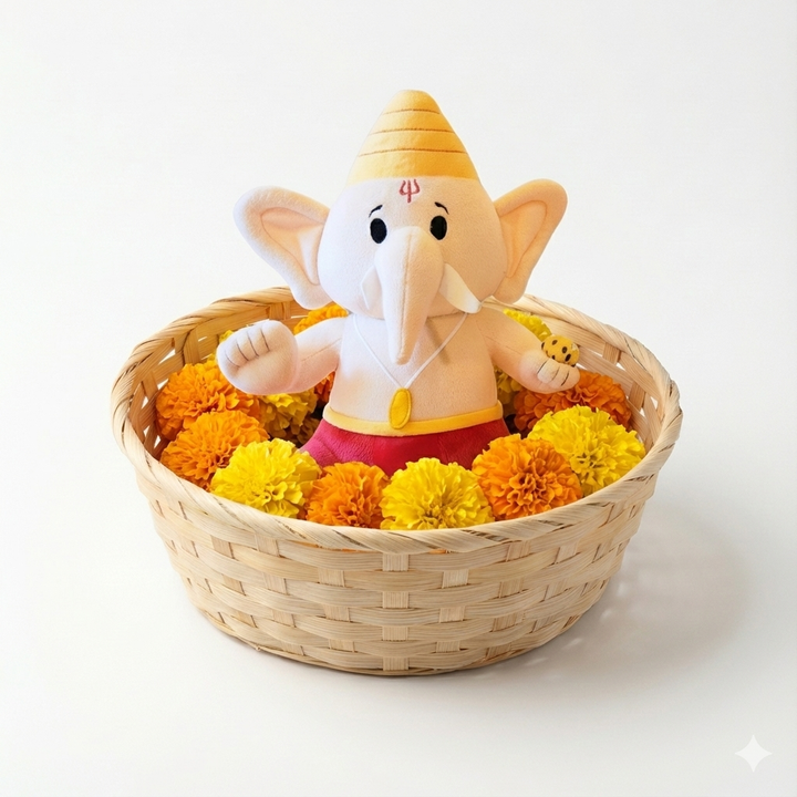 Natural Bamboo Gift Basket