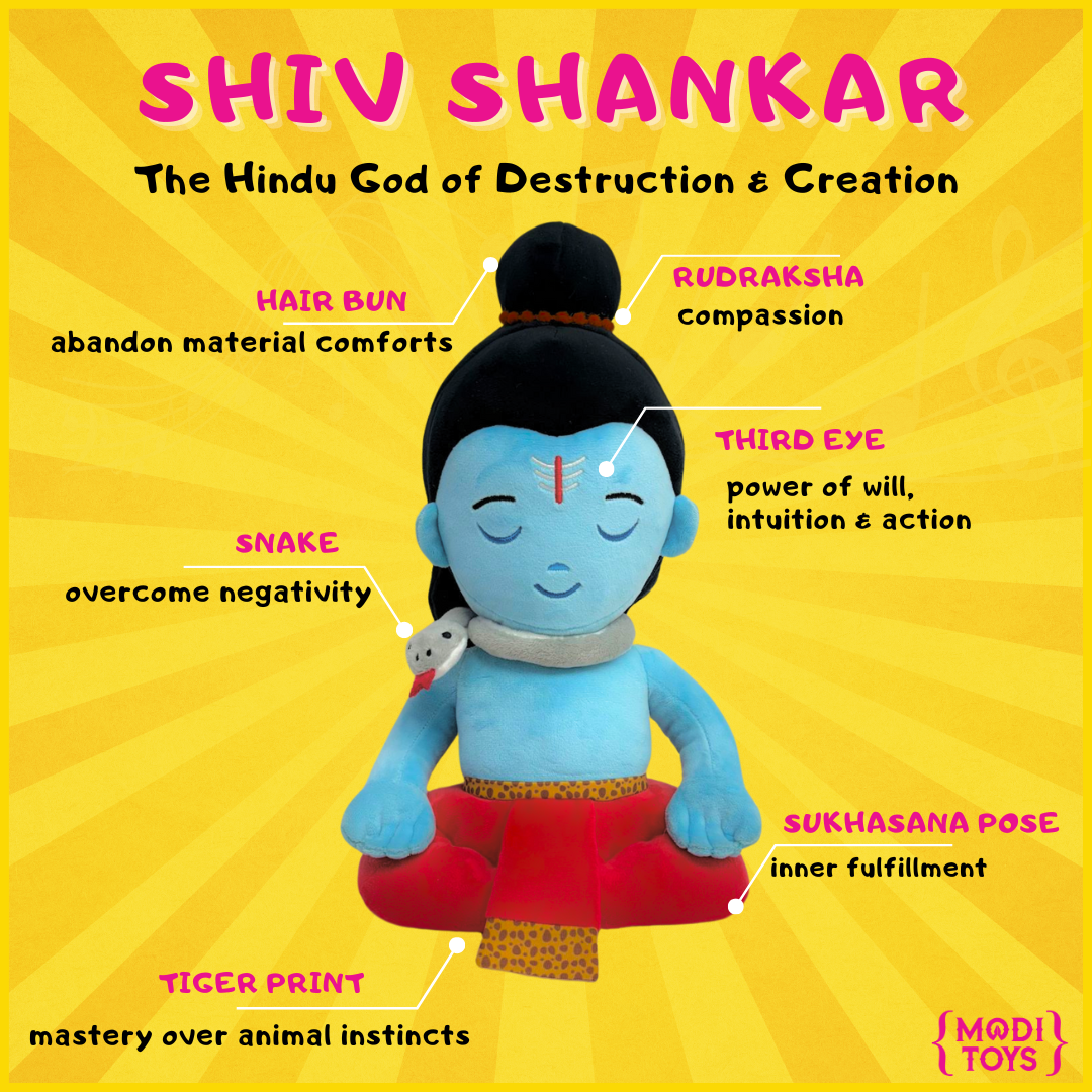 Shiv Shankar Collection - Mantra Singing Plush Toys with Book