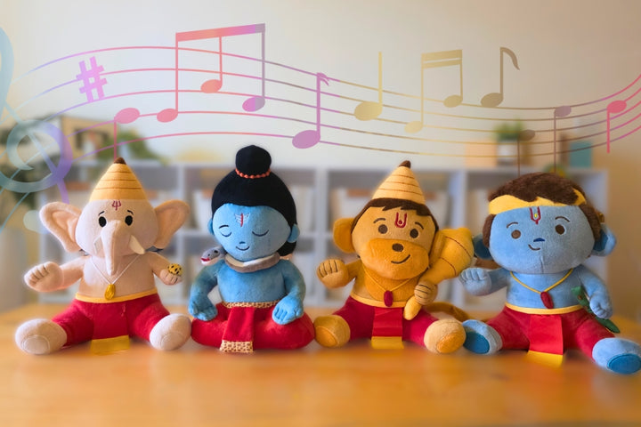 Medium Devtas Bundle (11") Mantra Singing Plush Toys