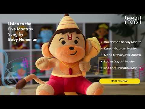 Baby Hanuman Collection - Mantra Singing Plush Toys with Book