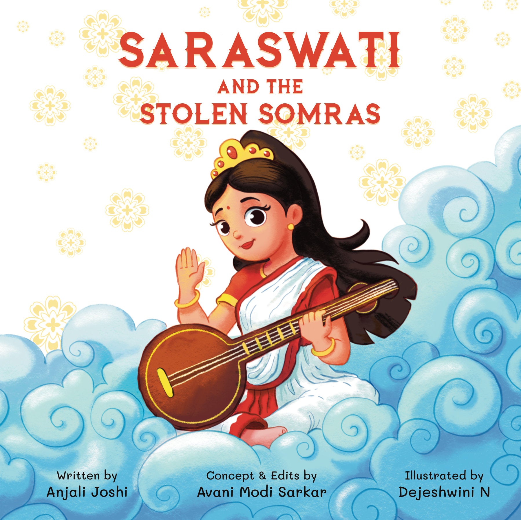 Bundled: Baby Saraswati Collection (personalization available) Mantra buying Singing Small 6 in Baby Saraswati + Medium 10 in Baby Saraswati + Book